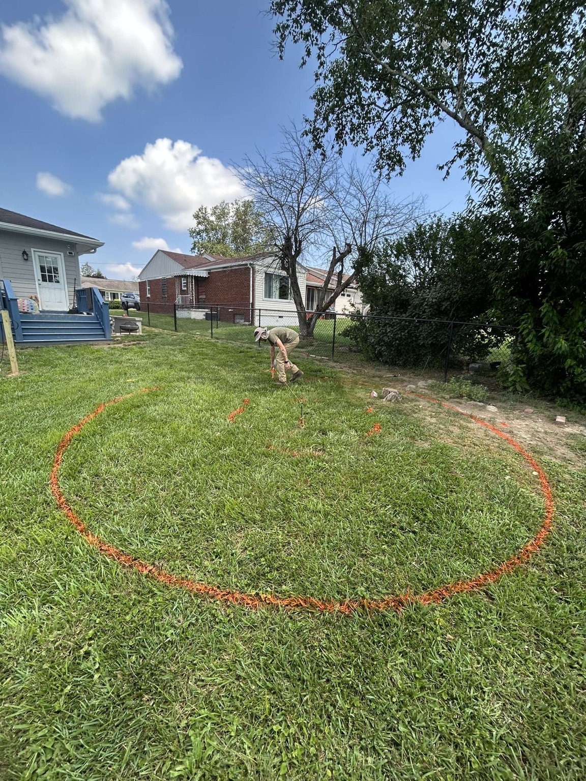 Fire pit project layout